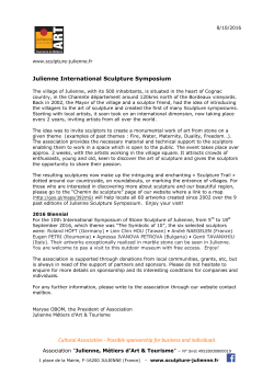 Julienne International Sculpture Symposium Cultural Association