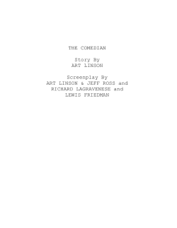 The Comedian - Sony Pictures Classics