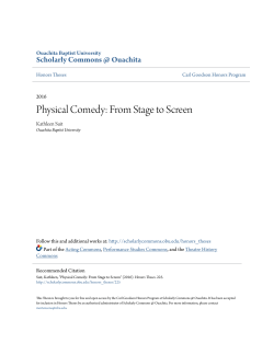 Physical Comedy: From Stage to Screen