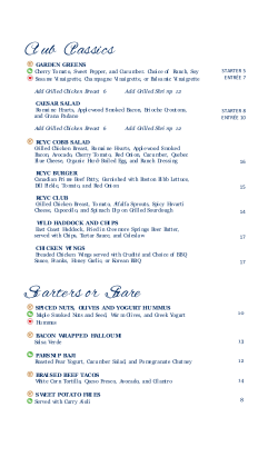 Cl ub Cl assics St arters or Share