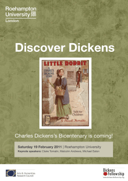Charles Dickens`s Bicentenary is coming!