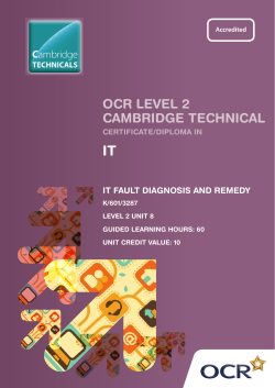 IT fault diagnosis and remedy