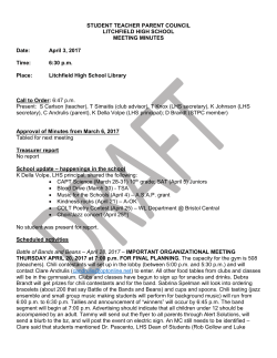 STPC Meeting Minutes April 2017