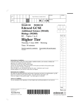 Higher Tier - physicsinfo.co.uk