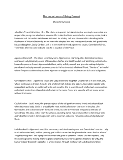 a full character synopsis