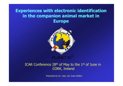 Experiences with electronic identification