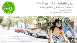 The Power of Storytelling for Compelling Presentations