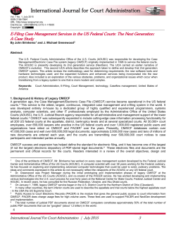 Full-Text - International Journal for Court Administration