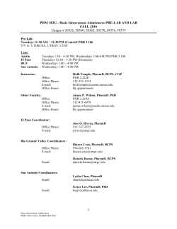 1 PHM 183G - Basic Intravenous Admixtures PRE