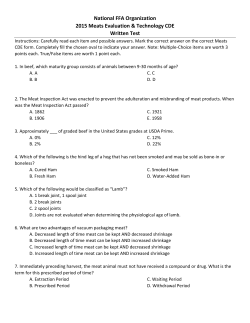 Meats Evaluation (added 2/15/2017)