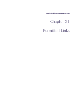 Chapter 21 Permitted Links