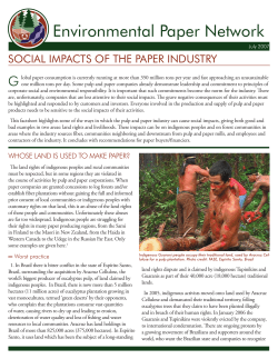 Environmental Paper Network - The Green Press Initiative