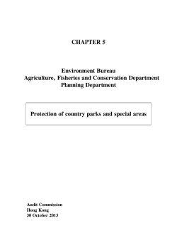 Chapter 5 of the Director of Audit`s Report No. 61 of October 2013