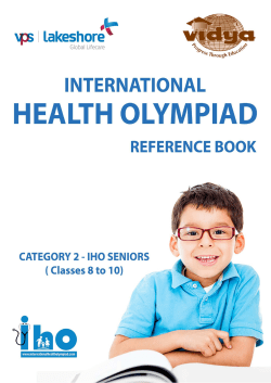 International Health Olympiad Reference Book Senior