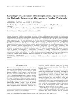 species from the Balearic Islands and the western Iberian Peninsula