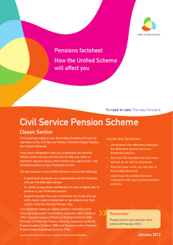 Civil Service Pension Scheme