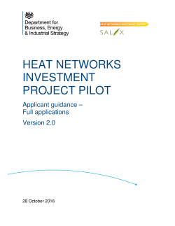 heat networks investment project pilot