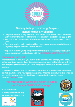 CCC A5 Flyer - The CLD Trust