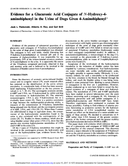 Evidence for a Glucuronic Acid Conjugate of 7V