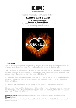 Romeo and Juliet