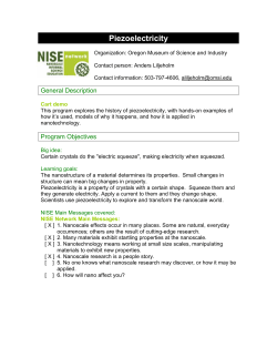 Piezoelectricity - MRSEC Education