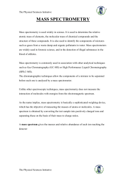 mass spectrometry