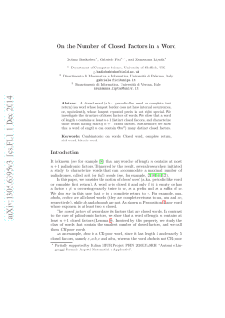 On the Number of Closed Factors in a Word