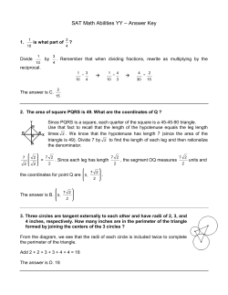 SAT Math Abilities YY page 32