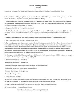 Board Meeting Minutes 9/4/16
