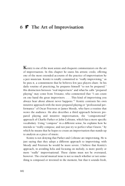 6 D The Art of Improvisation - The University of Michigan Press