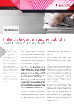 Finland`s largest magazine publisher