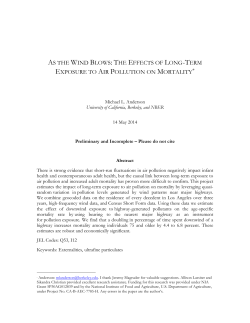 As the Wind Blows: The Effects of Long