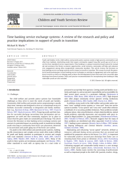 Time banking service exchange systems: A review of the research