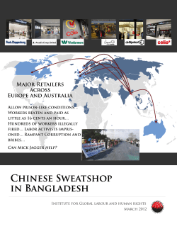 the full report  - Institute for Global Labour and