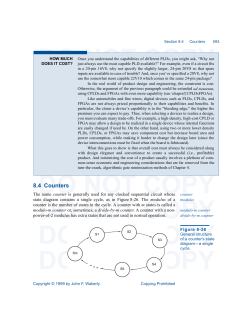 8.4 Counters - Digital Design Principles and Practices by John F