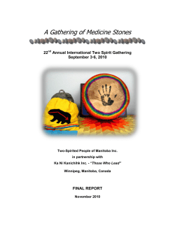Annual International Two Spirit Gathering Report 2010
