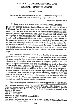Lawgical: Jurisprudential and Logical Considerations