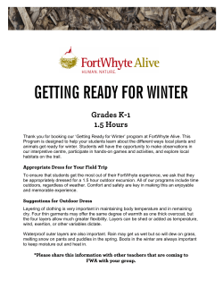 getting ready for winter