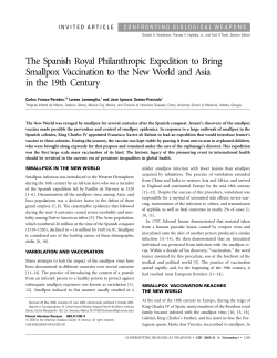 The Spanish Royal Philanthropic Expedition to Bring Smallpox