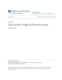 The Civil War: A High-Tech War for its Time