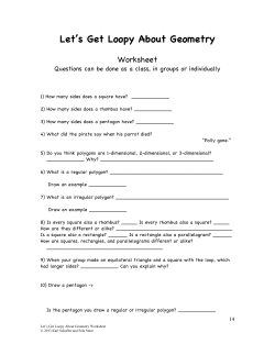 Let`s Get Loopy About Geometry