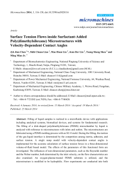Surface Tension Flows inside Surfactant-Added Poly