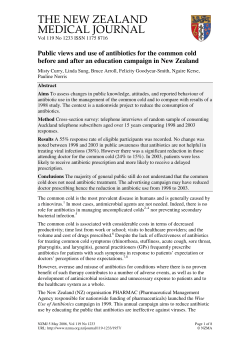 the new zealand medical journal