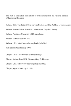 Problem of Bureaucracy