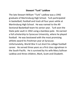 Stewart &ldquo;Turk&rdquo; - Berkeley County Schools