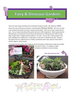 There are many styles and themes for enchanted miniature worlds