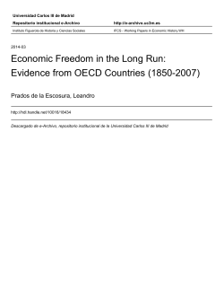 Economic freedom in the long run : evidence from OECD countries