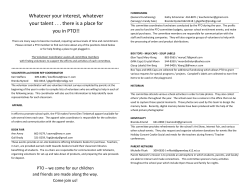 Whatever your interest, whatever your talent . . . there is a place for