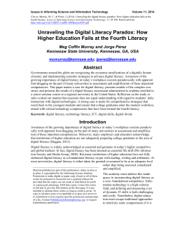 Unraveling the Digital Literacy Paradox