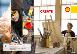 our projects brochure "Create"